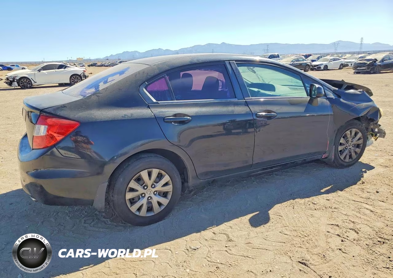 2012 Honda Civic Lx VIN:19XFB2F55CE345216 - 3