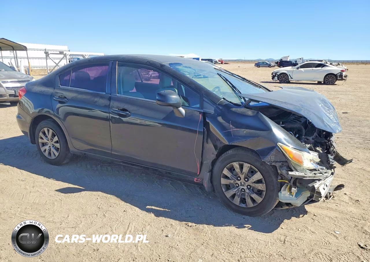 2012 Honda Civic Lx VIN:19XFB2F55CE345216 - 4