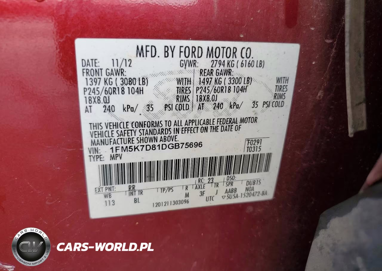 2013 Ford Explorer Xlt VIN:1FM5K7D81DGB75696 - 14