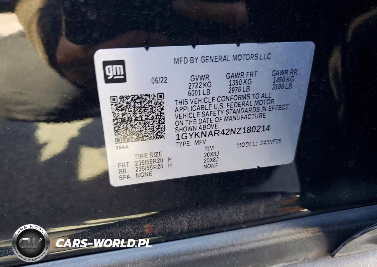 2022 Cadillac Xt5 Luxury VIN:1GYKNAR42NZ180214 - 13