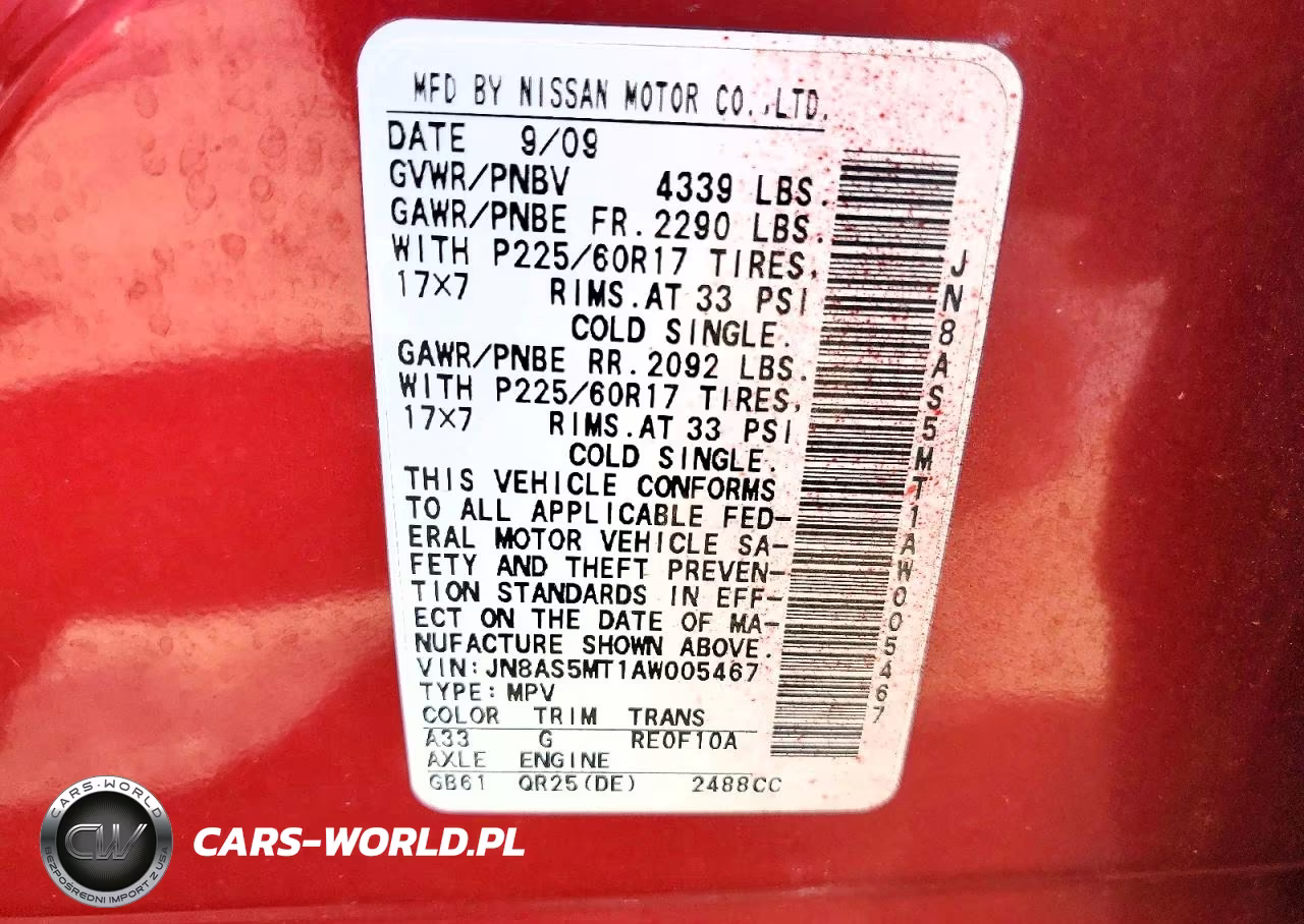 2010 Nissan Rogue Sl VIN:JN8AS5MT1AW005467 - 13