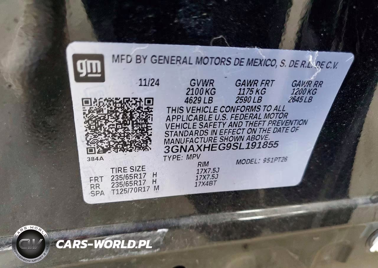 2025 Chevrolet Equinox Lt VIN:3GNAXHEG9SL191855 - 14