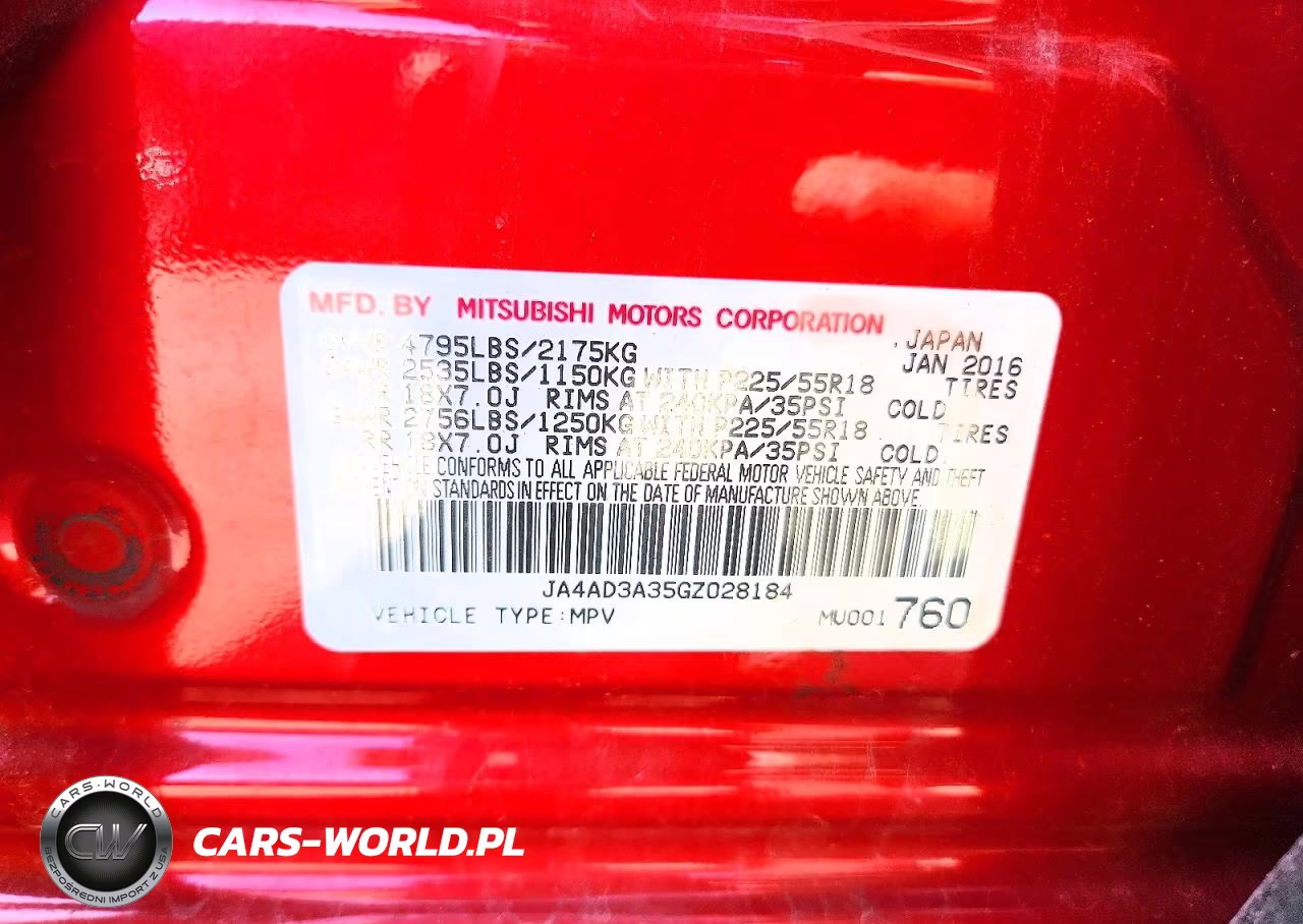 2016 Mitsubishi Outlander Se VIN:JA4AD3A35GZ028184 - 13