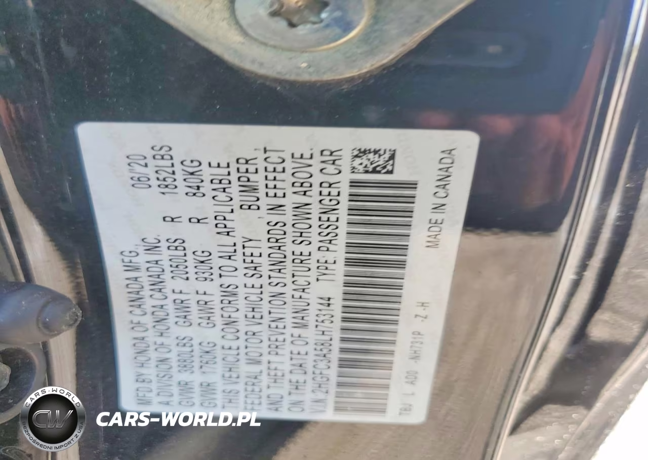 2020 Honda Civic Si VIN:2HGFC3A58LH753144 - 12