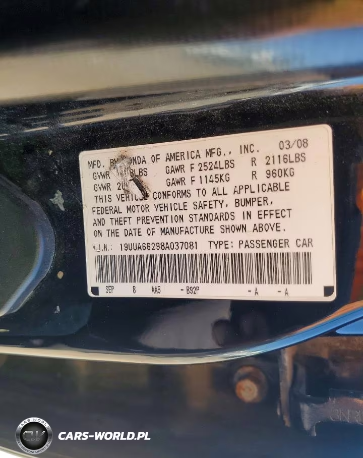 2008 Acura Tl VIN:19UUA66298A037081 - 12