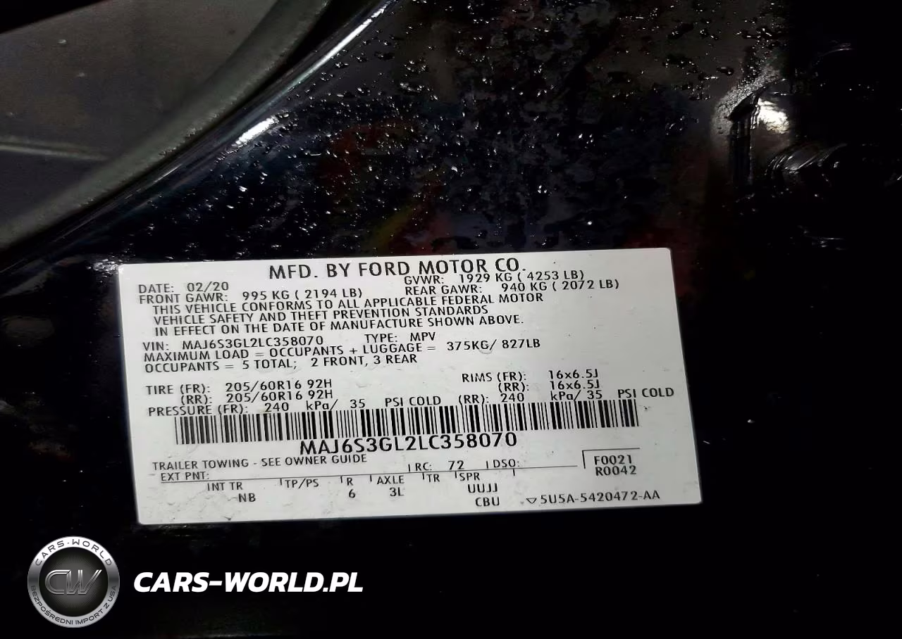 2020 Ford Ecosport Se VIN:MAJ6S3GL2LC358070 - 14
