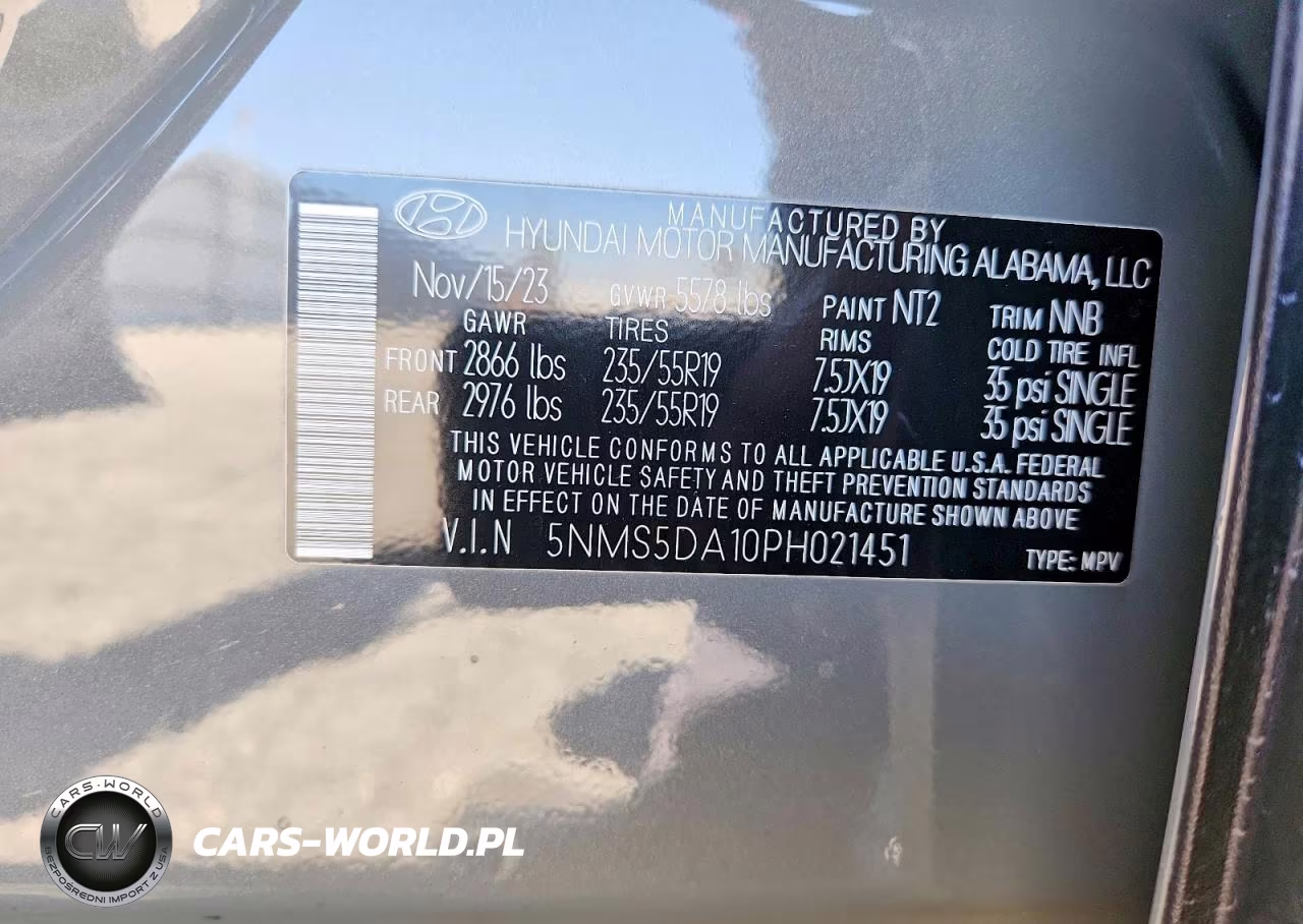 2023 Hyundai Santa Fe Limited VIN:5NMS5DA10PH021451 - 13