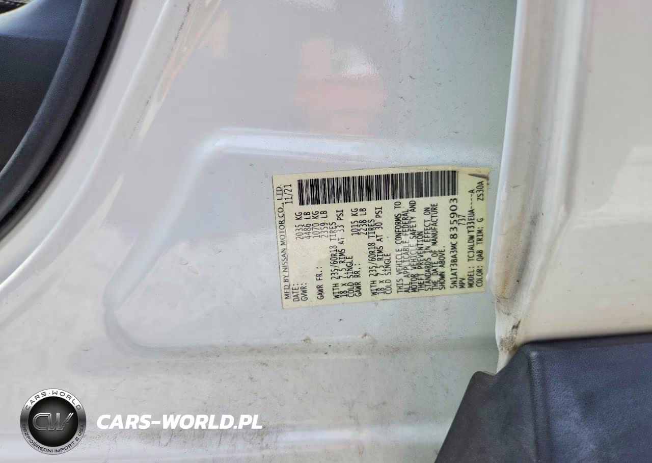 2021 Nissan Rogue Sv VIN:5N1AT3BA3MC835903 - 13
