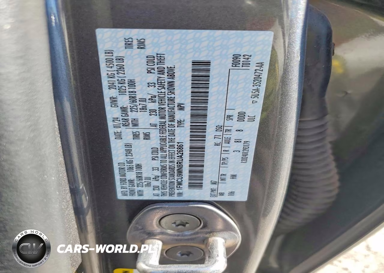 2024 Ford Escape St Line VIN:1FMCU9MN8RUA26861 - 12