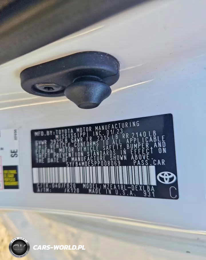 2023 Toyota Corolla Le VIN:5YFB4MDE5PP008069 - 12