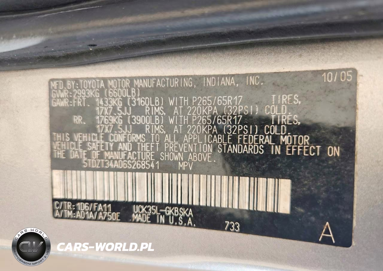 2006 Toyota Sequoia Sr5 VIN:5TDZT34A06S268541 - 13