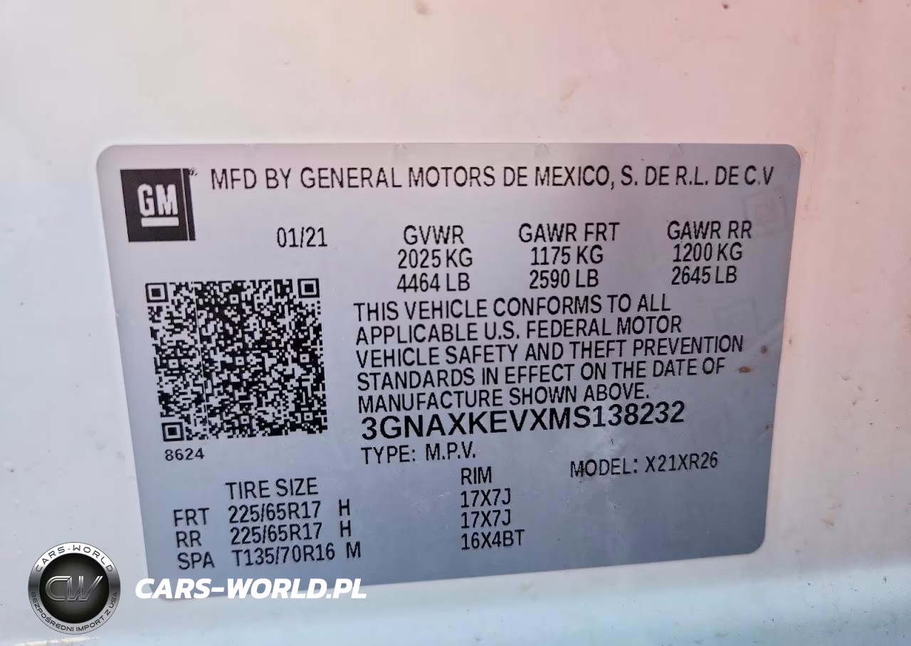 2021 Chevrolet Equinox Lt VIN:3GNAXKEVXMS138232 - 13