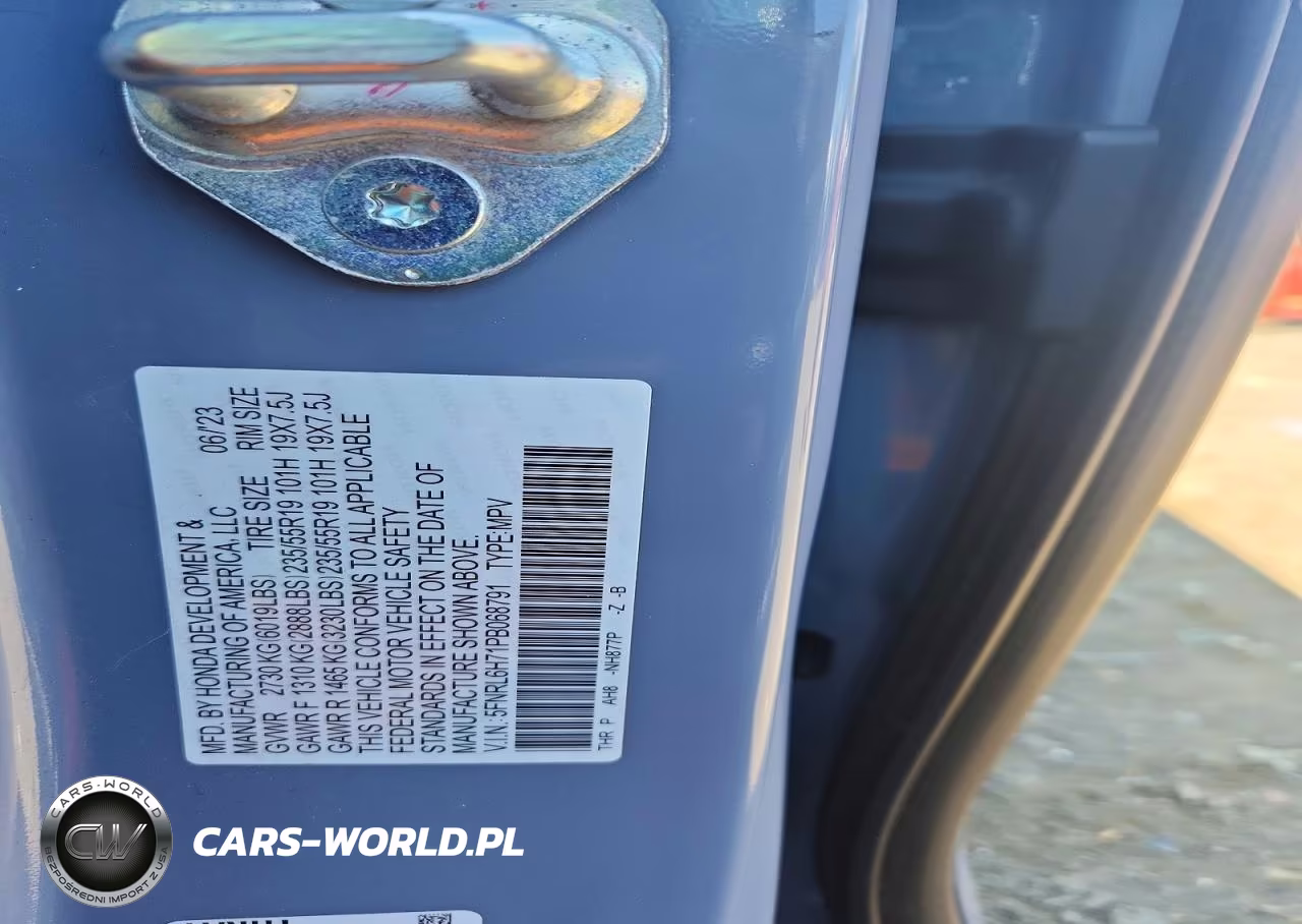 2023 Honda Odyssey Sport-L VIN:5FNRL6H71PB068791 - 13