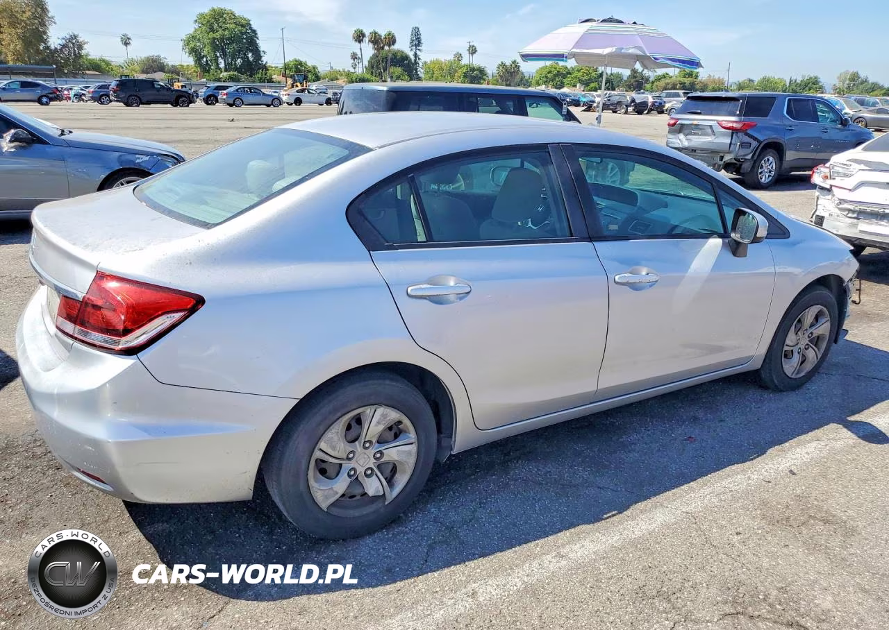 2015 Honda Civic Lx VIN:19XFB2F51FE203126 - 3
