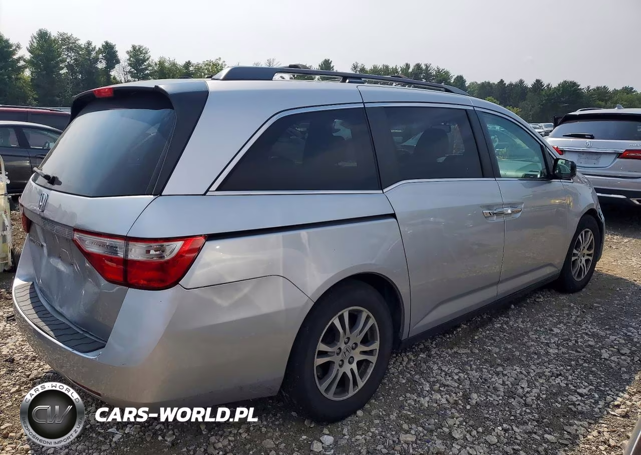 2012 Honda Odyssey Exl VIN:5FNRL5H61CB023233 - 3
