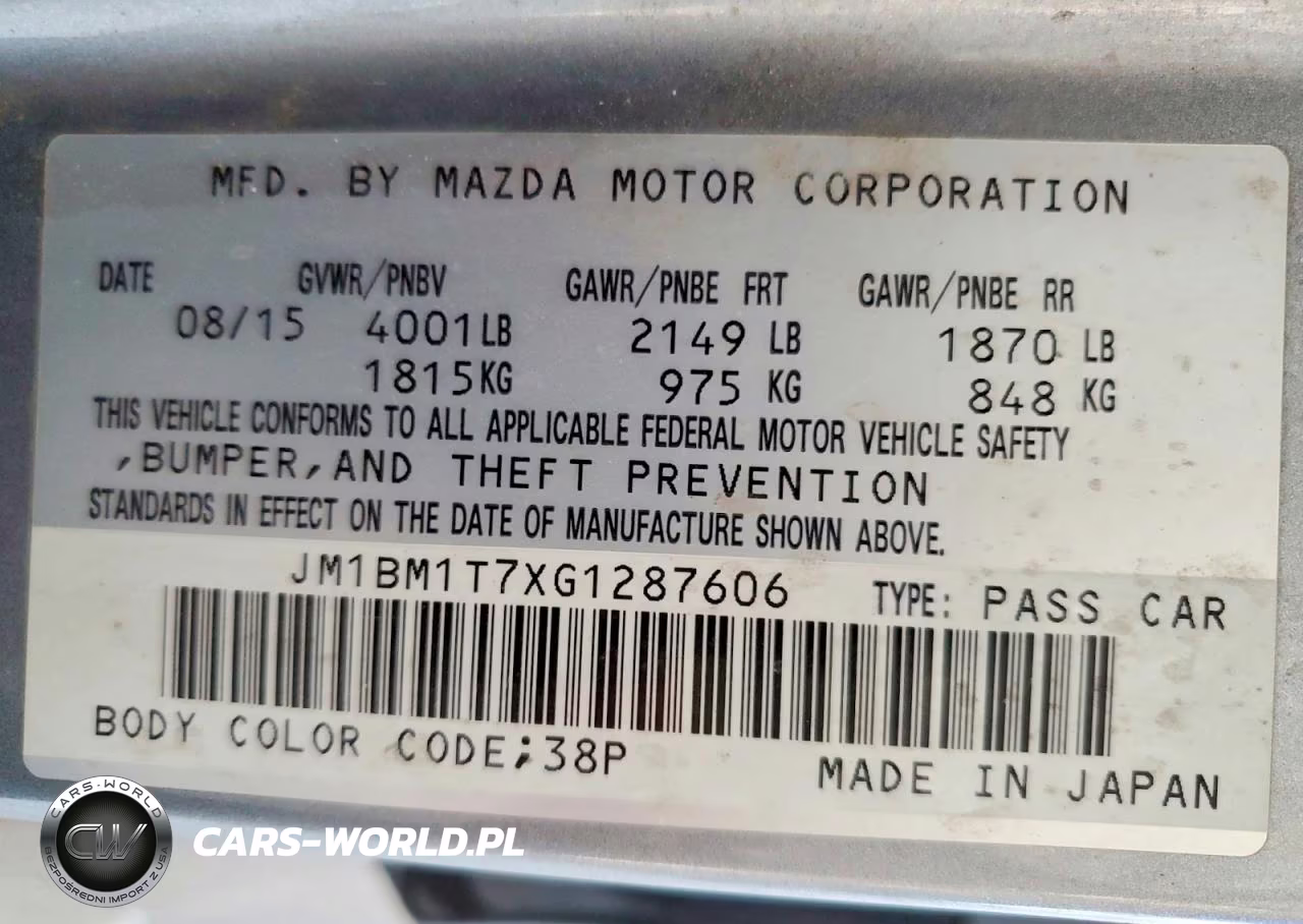 2016 Mazda 3 Sport VIN:JM1BM1T7XG1287606 - 12
