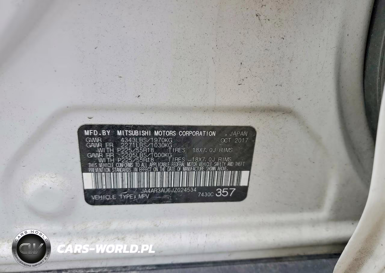 2018 Mitsubishi Outlander Sport Es VIN:JA4AR3AU6JZ024534 - 13