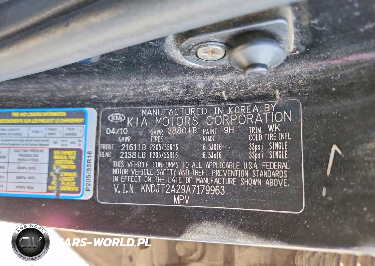 2010 Kia Soul + VIN:KNDJT2A29A7179963 - 12