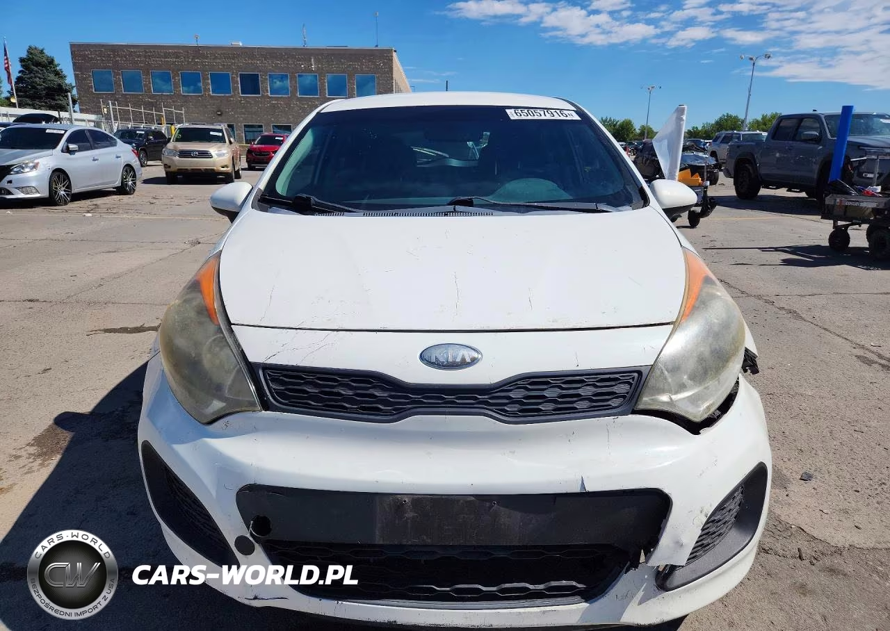 2013 Kia Rio Lx VIN:KNADM5A3XD6212366 - 5