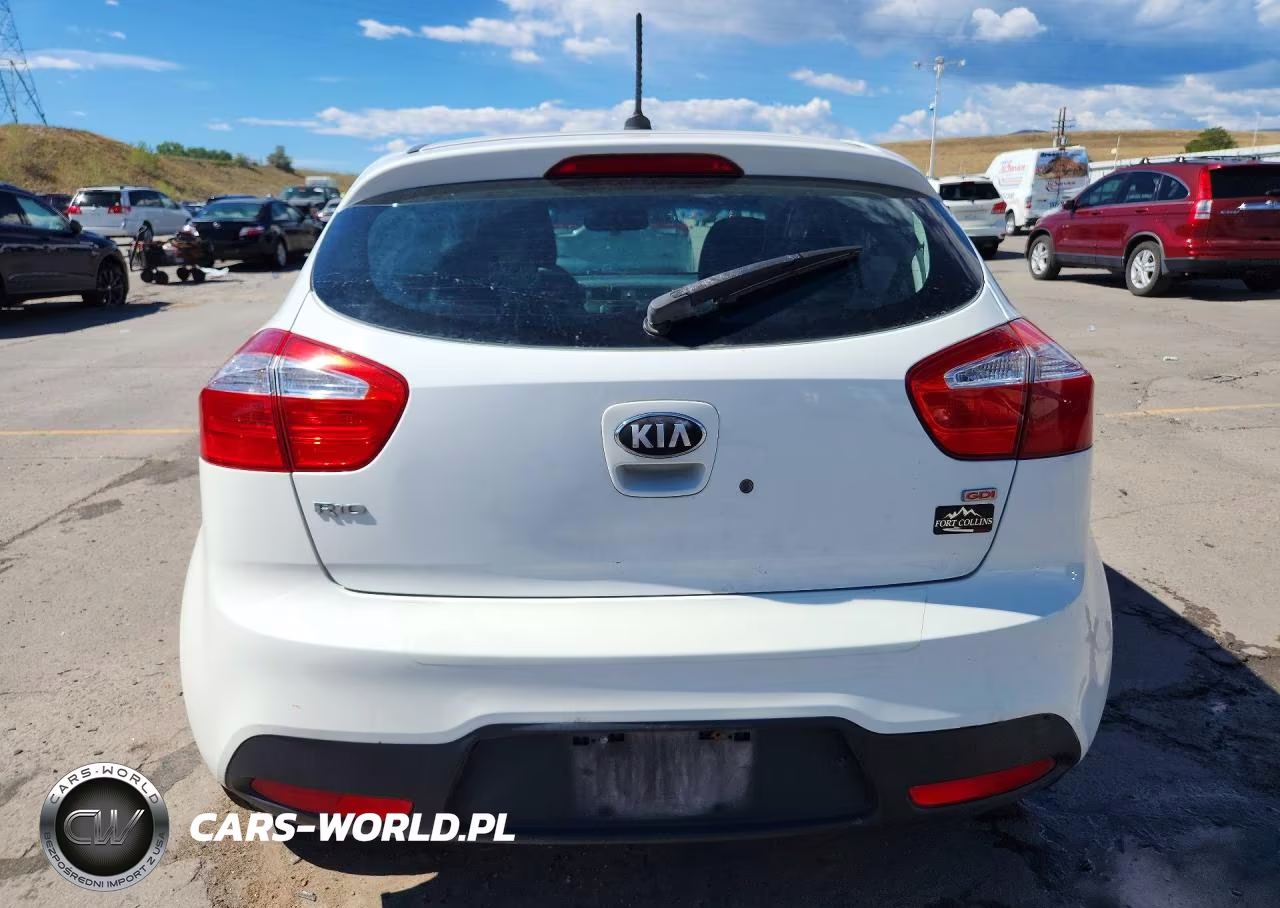 2013 Kia Rio Lx VIN:KNADM5A3XD6212366 - 6
