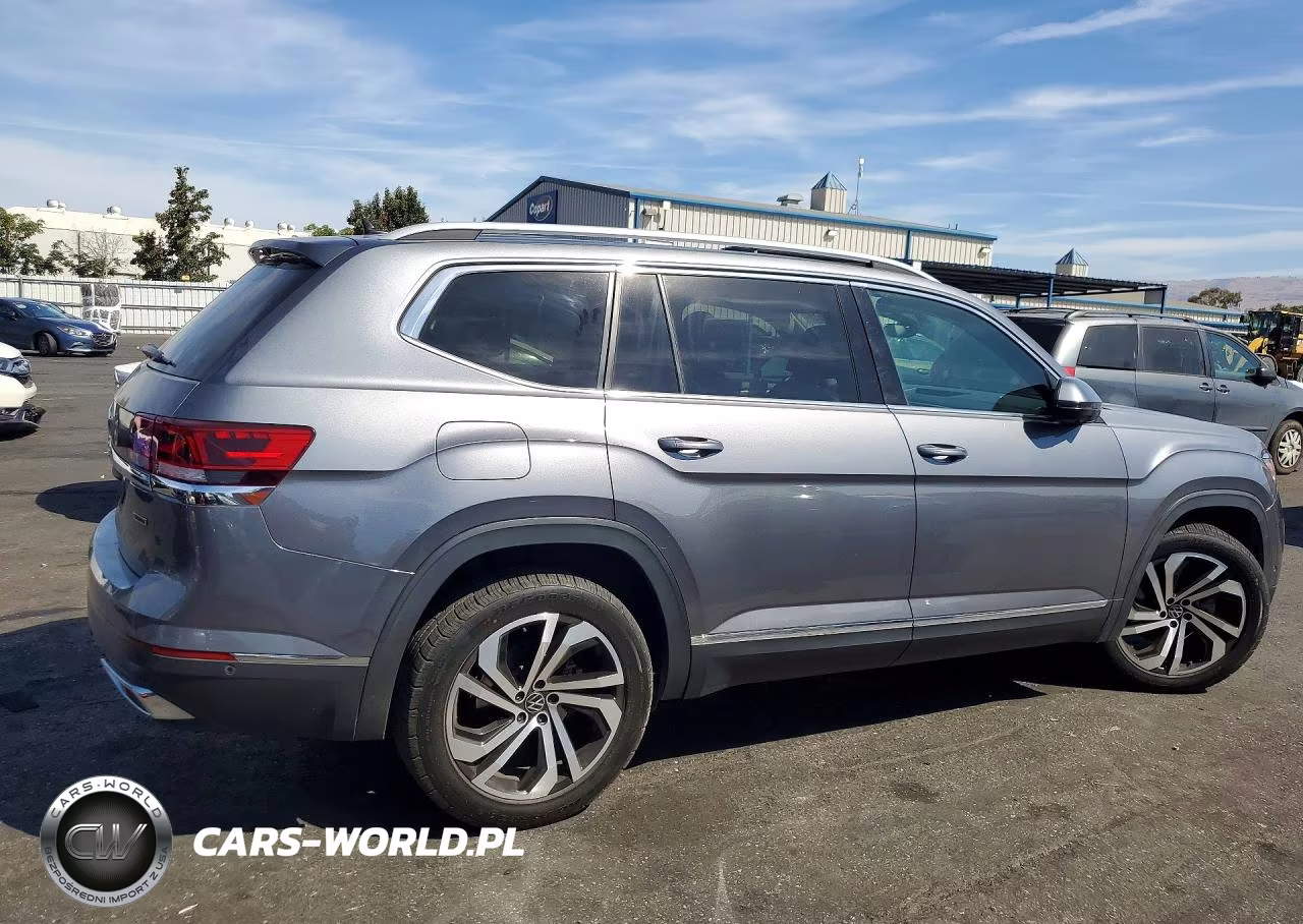 2021 Volkswagen Atlas Sel Premium VIN:1V2TR2CA8MC571421 - 3