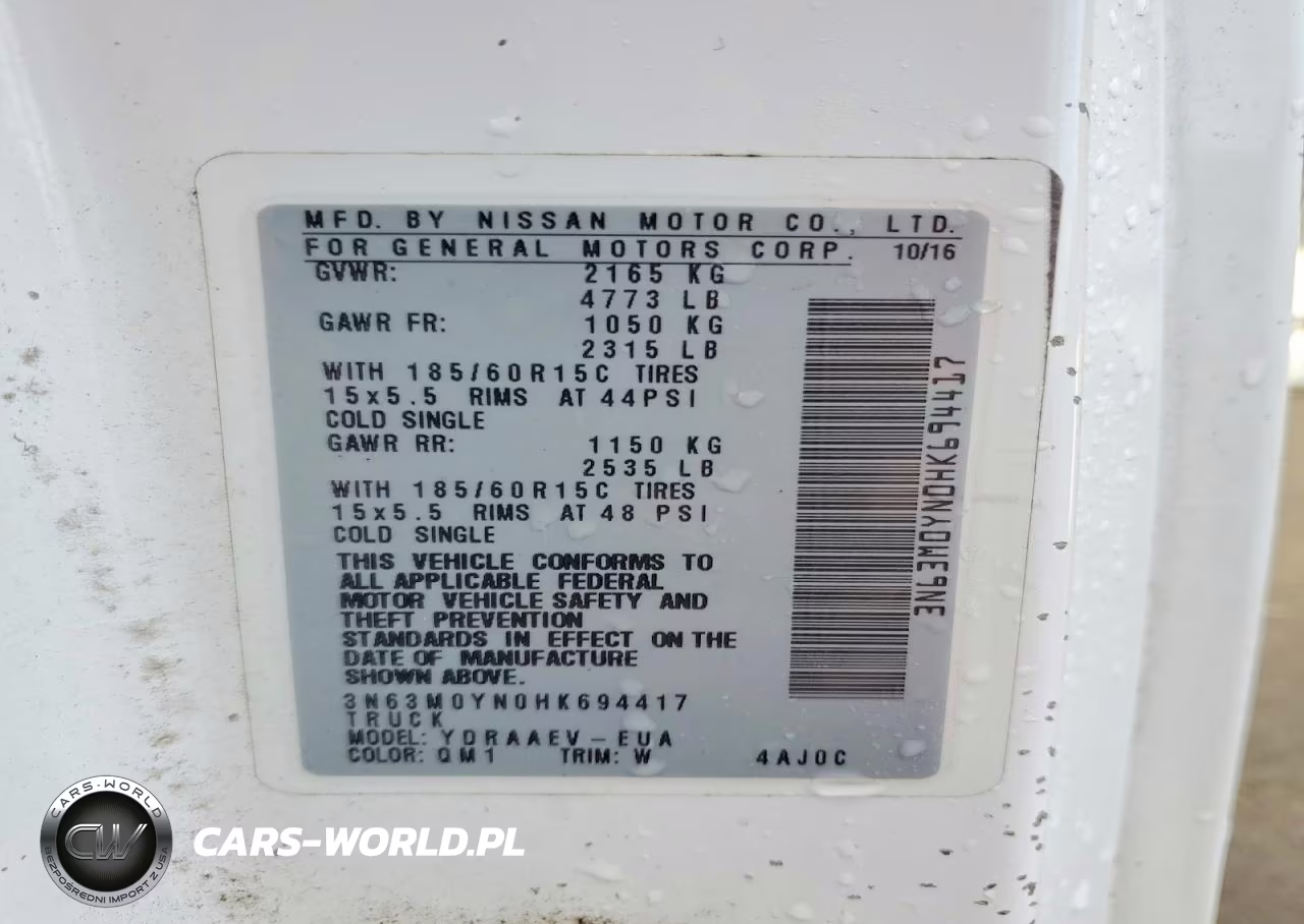 2017 Chevrolet City Express Ls VIN:3N63M0YN0HK694417 - 13
