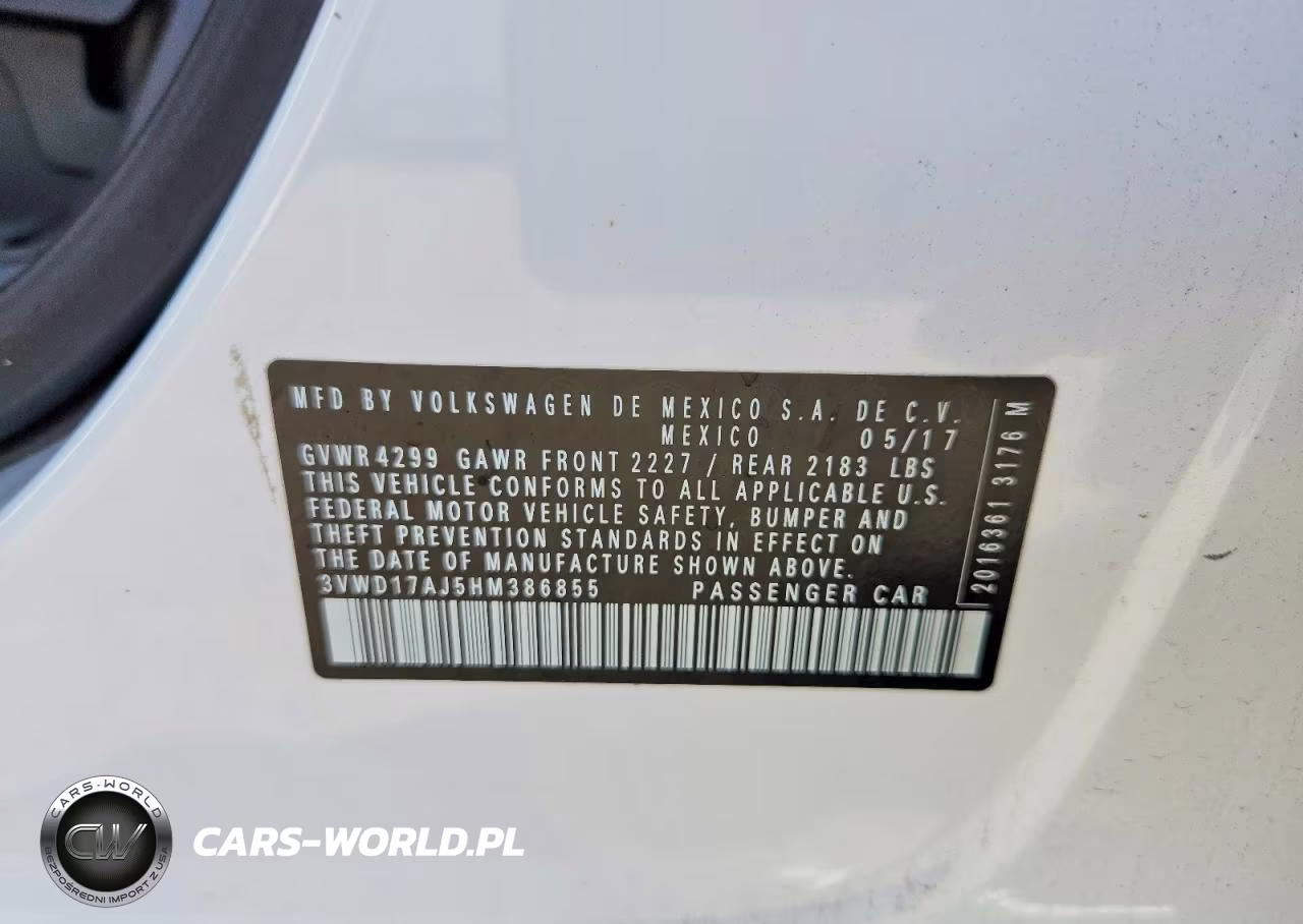 2017 Volkswagen Jetta Sport VIN:3VWD17AJ5HM386855 - 12