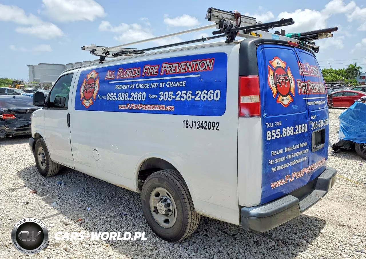 2018 Chevrolet Express G2500 VIN:1GCWGAFG2J1342092 - 2