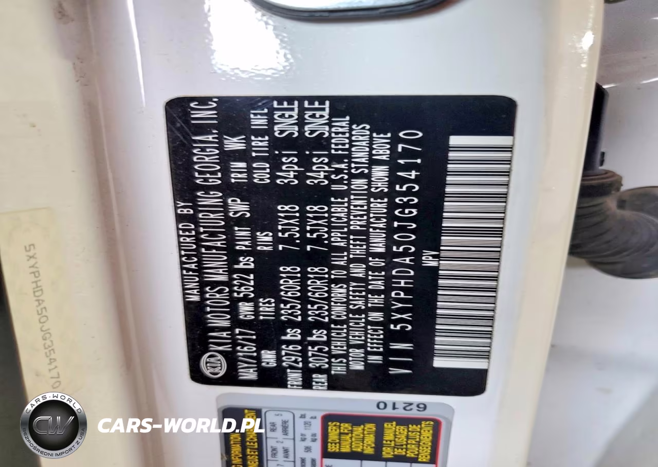 2018 Kia Sorento Ex VIN:5XYPHDA50JG354170 - 13