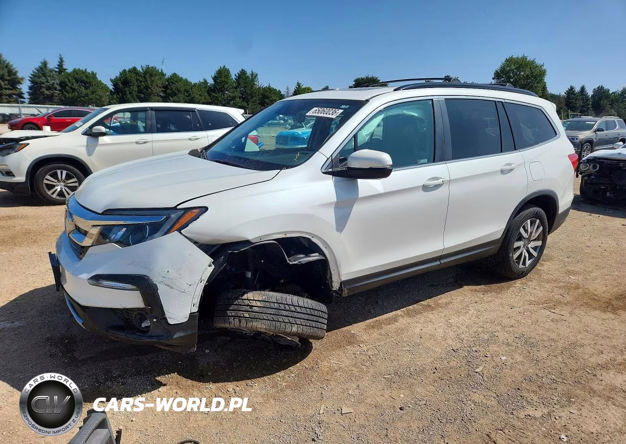 2020 Honda Pilot Exl VIN:5FNYF5H55LB008793 - 1