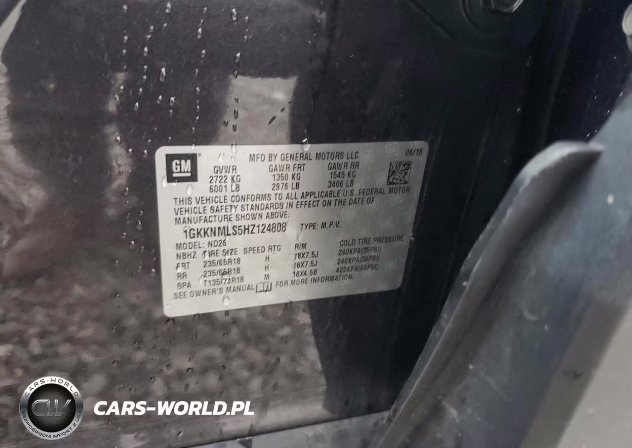 2017 GMC Acadia Slt-1 VIN:1GKKNMLS5HZ124808 - 13
