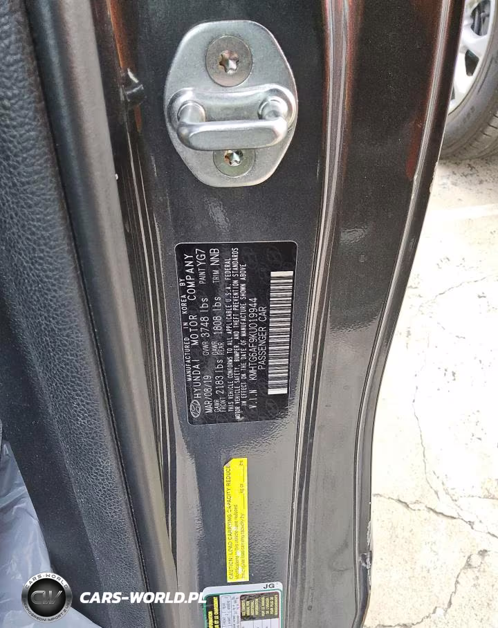 2019 Hyundai Veloster Base VIN:KMHTG6AF9KU019944 - 13