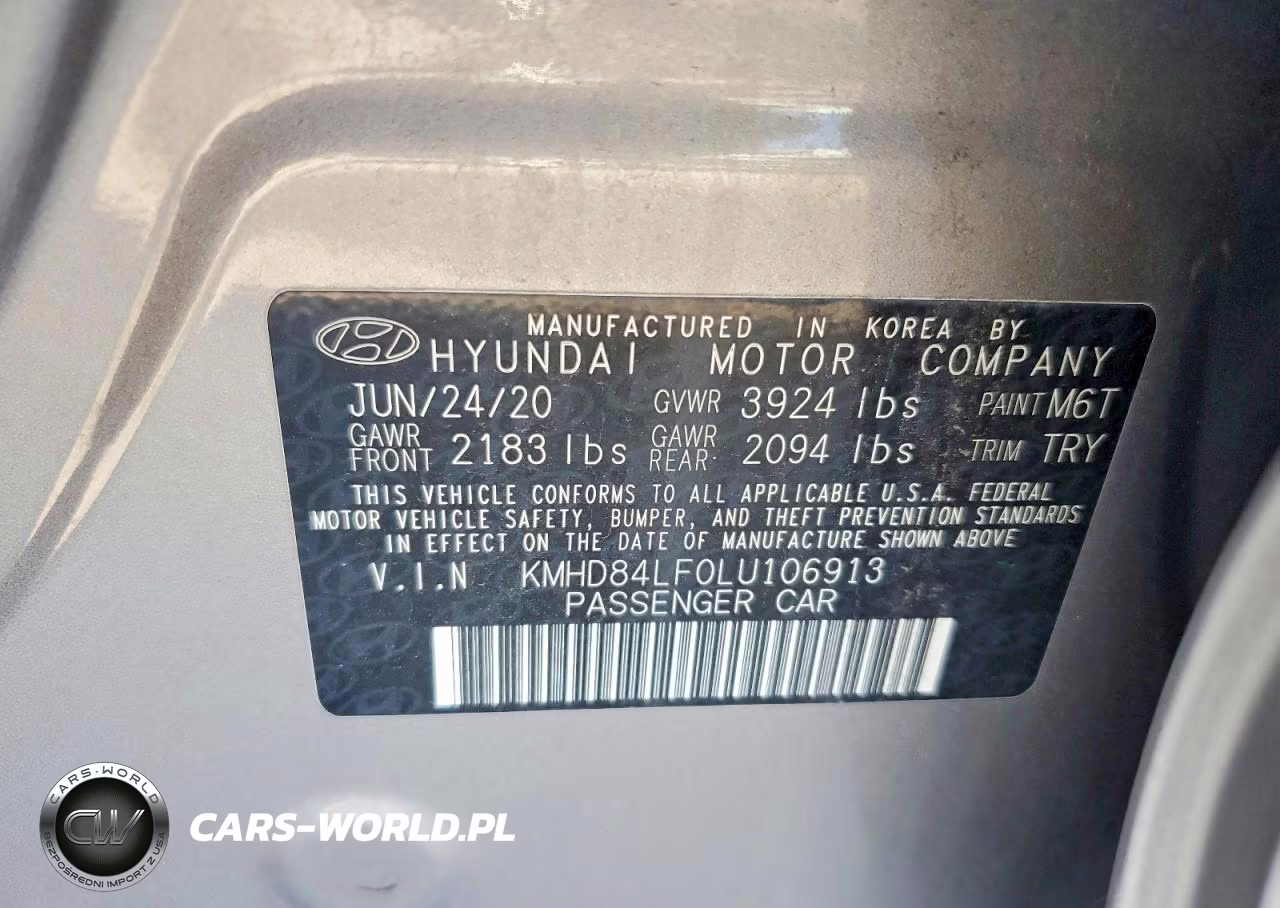 2020 Hyundai Elantra Value Edition VIN:KMHD84LF0LU106913 - 12
