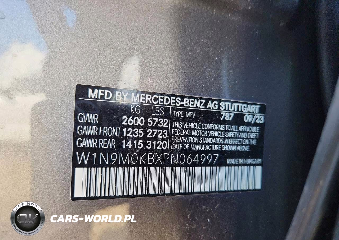 2023 Mercedes-Benz Eqb 300 4Matic VIN:W1N9M0KBXPN064997 - 13