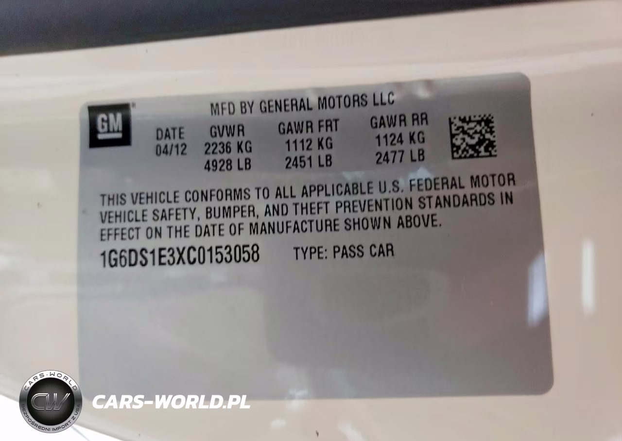 2012 Cadillac Cts Premium Collection VIN:1G6DS1E3XC0153058 - 13