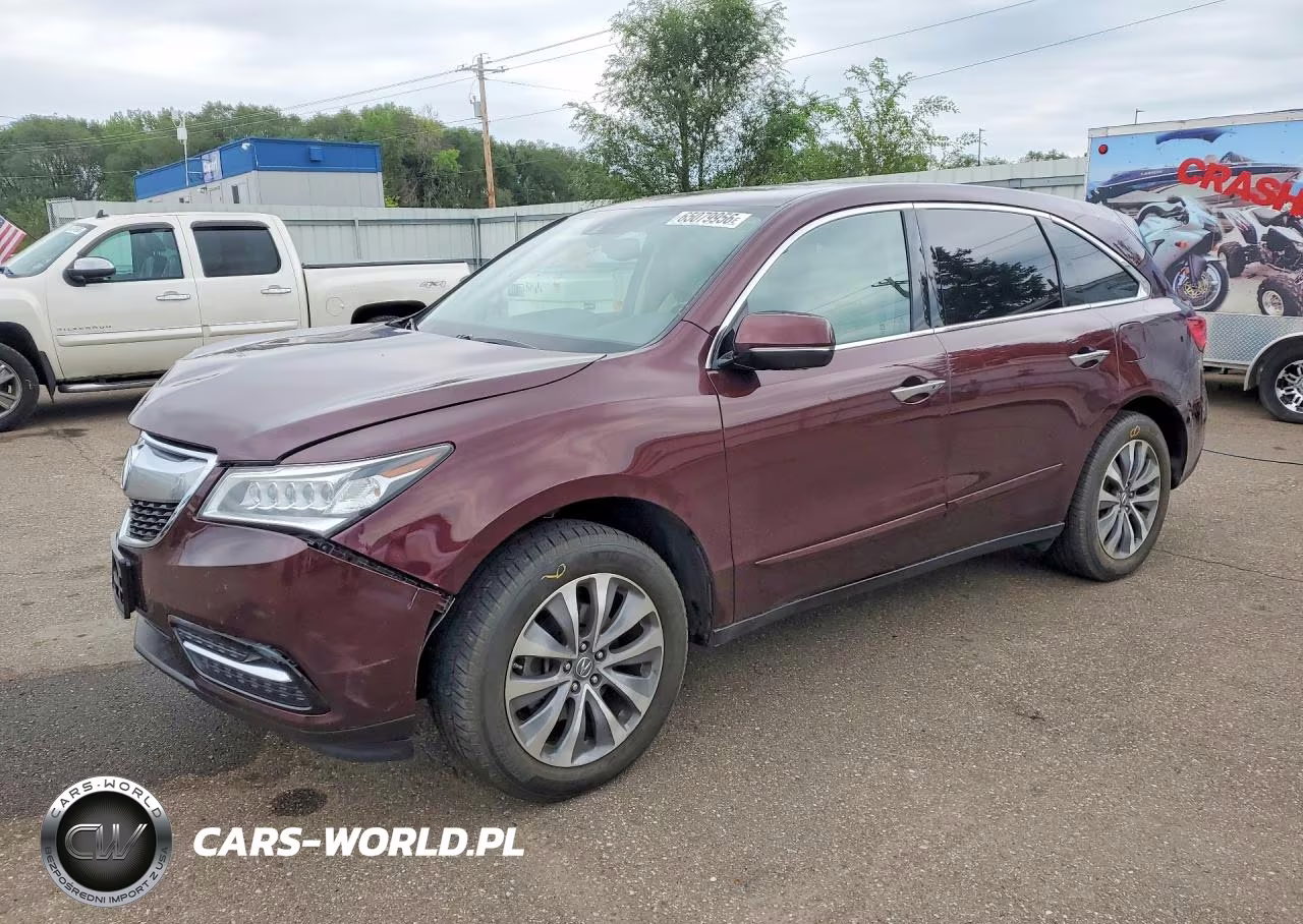 2015 Acura Mdx Technology VIN:5FRYD4H45FB018749 - 1