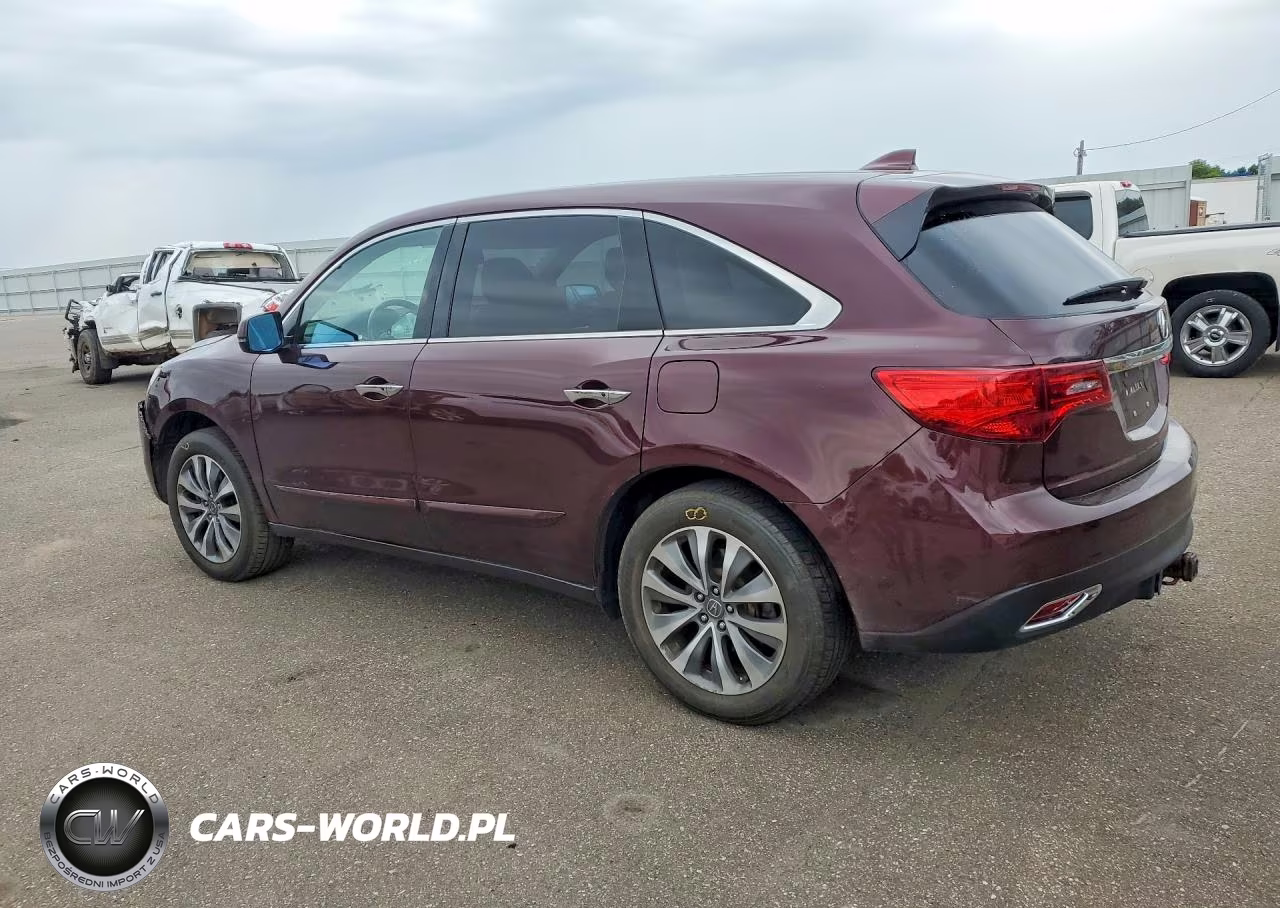 2015 Acura Mdx Technology VIN:5FRYD4H45FB018749 - 2
