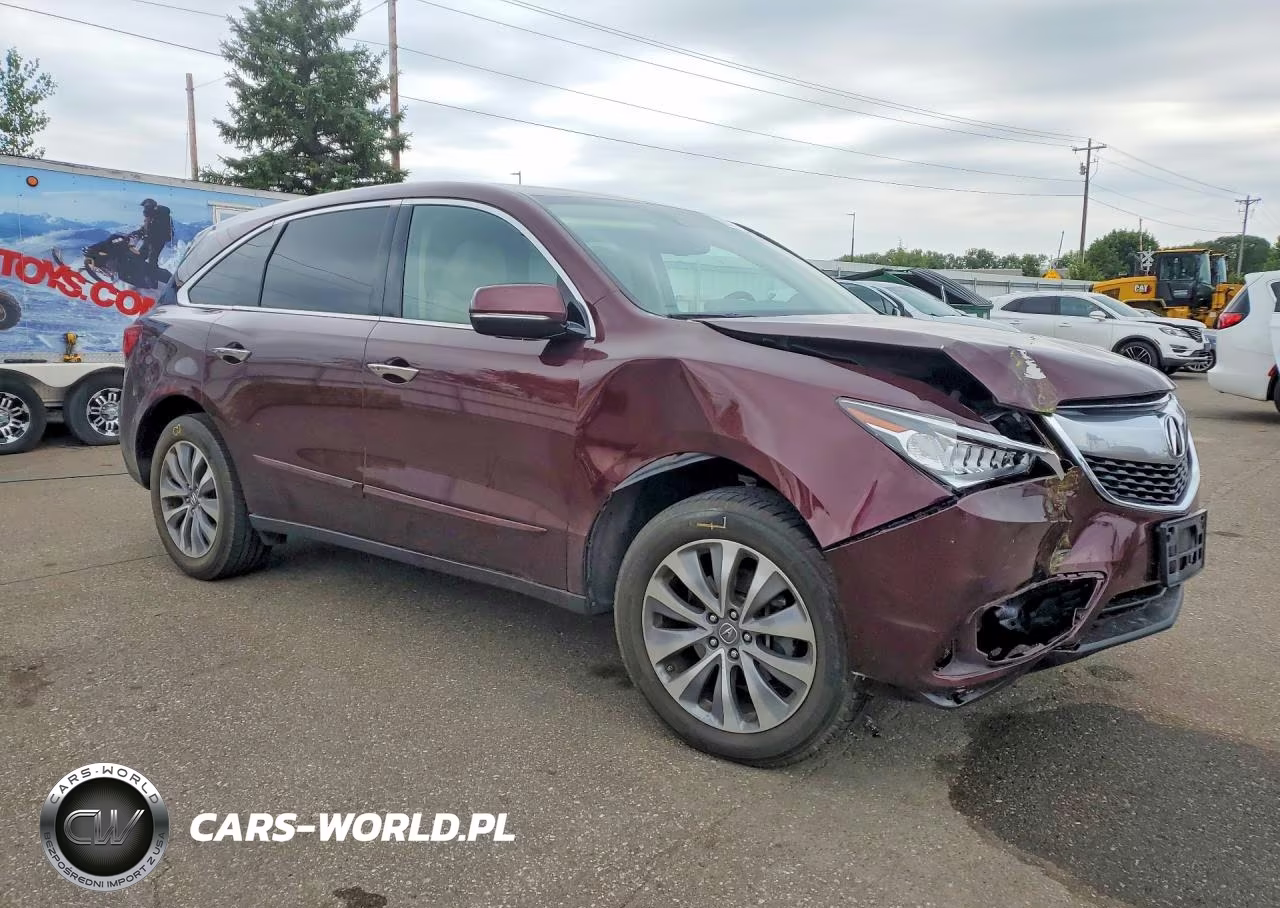 2015 Acura Mdx Technology VIN:5FRYD4H45FB018749 - 4
