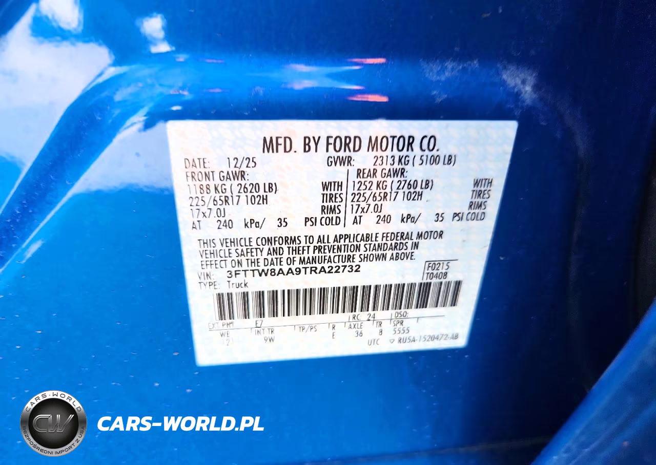 2026 Ford Maverick Xl VIN:3FTTW8AA9TRA22732 - 12