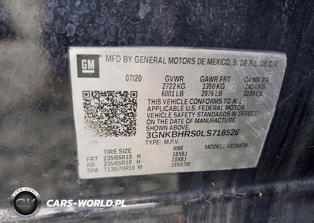 2020 Chevrolet Blazer Rs VIN:3GNKBERS9LS668808 - 13