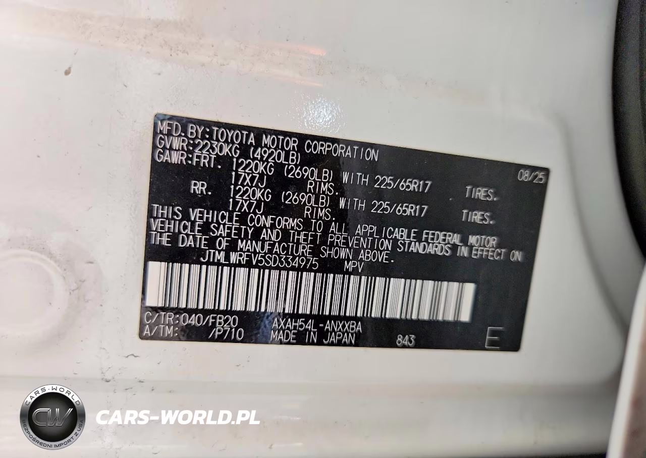2025 Toyota Rav4 Le VIN:JTMLWRFV5SD334975 - 14