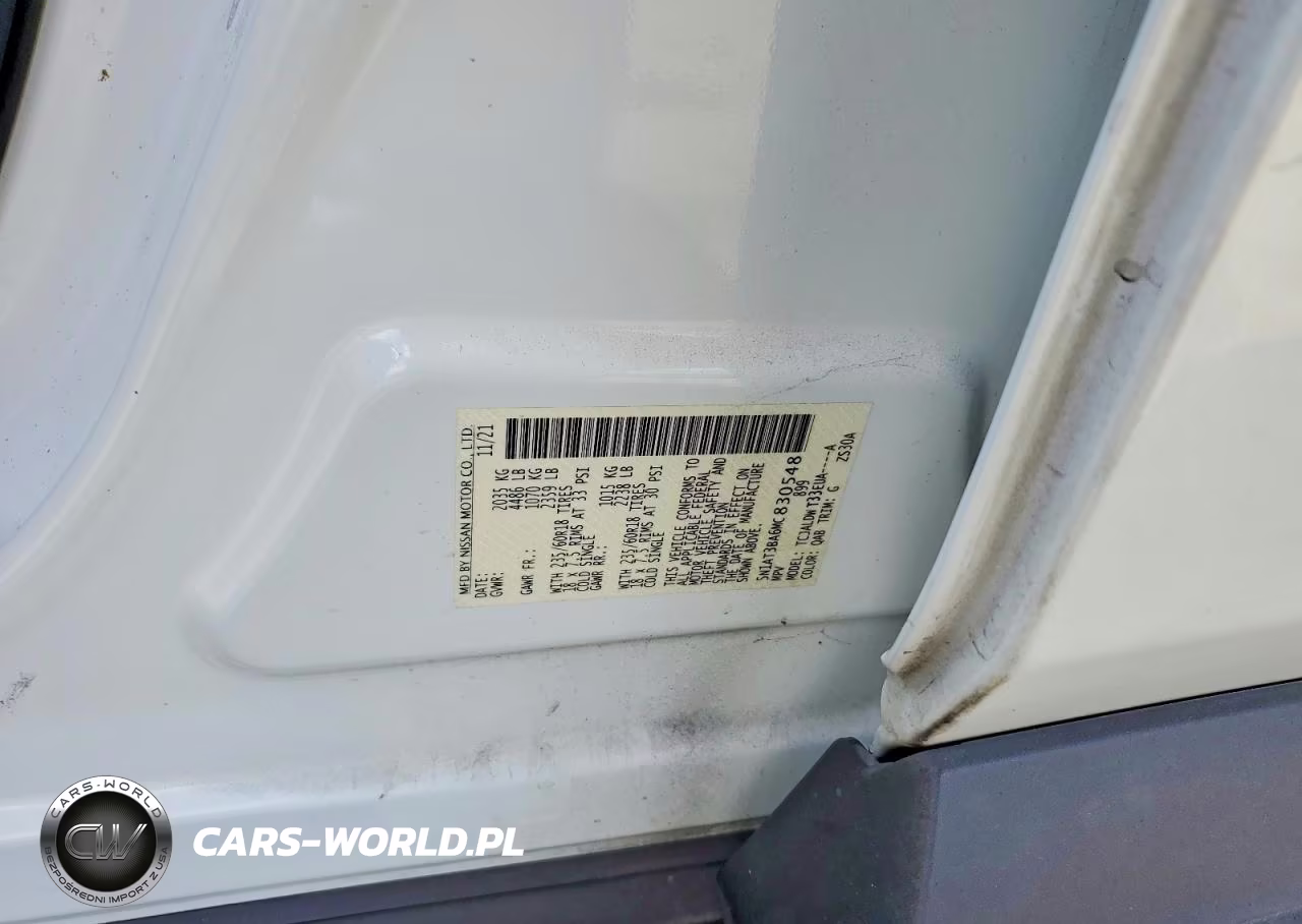 2021 Nissan Rogue Sv VIN:5N1AT3BA6MC830548 - 12