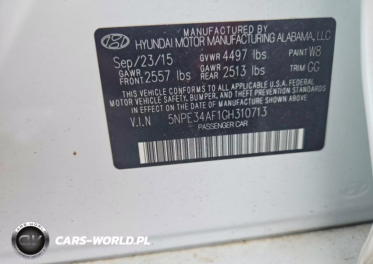 2016 Hyundai Sonata Limited VIN:5NPE34AF1GH310713 - 12