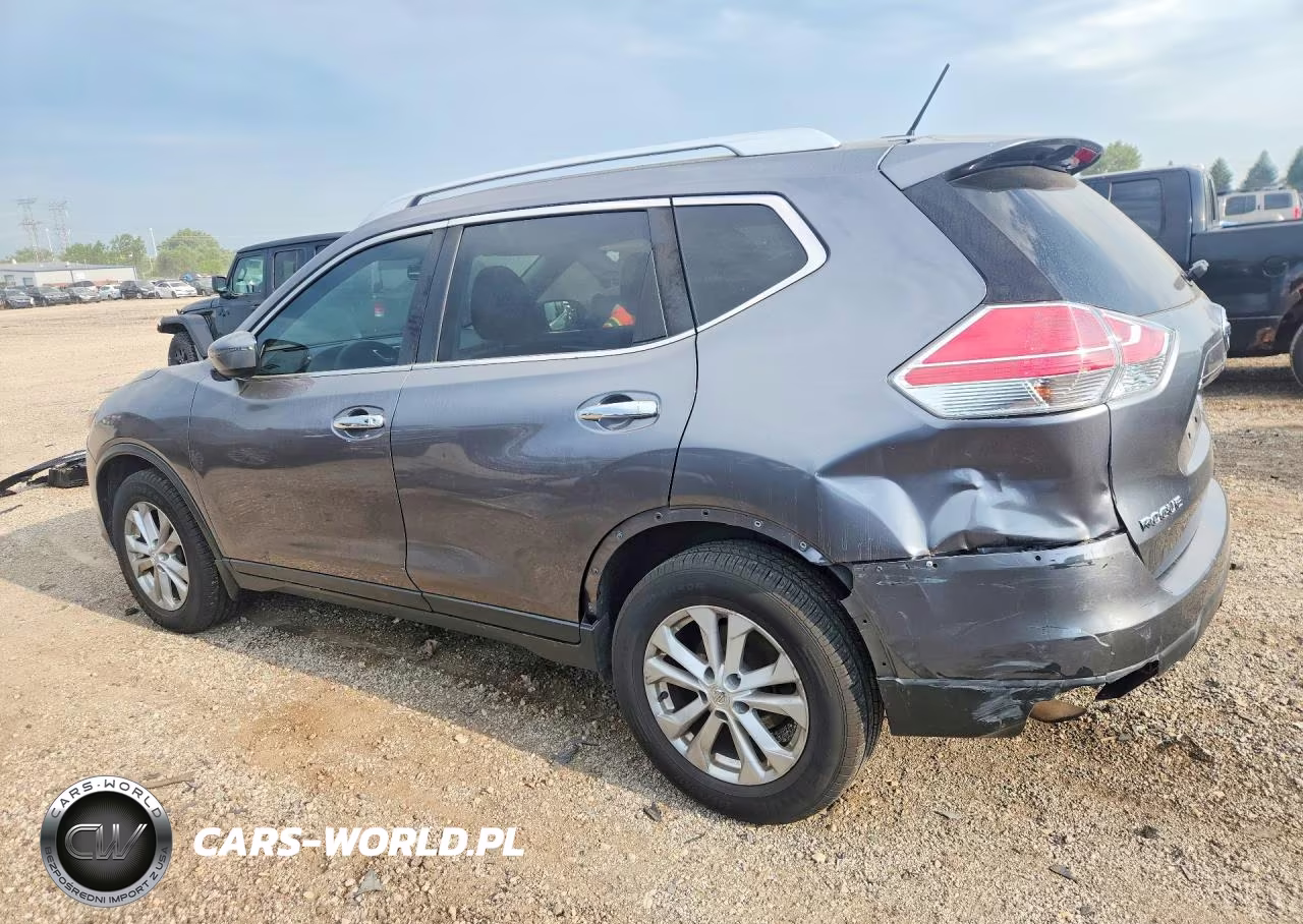 2016 Nissan Rogue Sv VIN:KNMAT2MT7GP735295 - 2