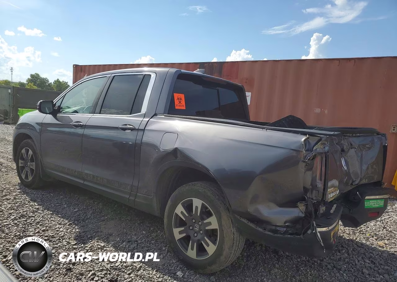 2019 Honda Ridgeline Rtl VIN:5FPYK2F50KB003956 - 2
