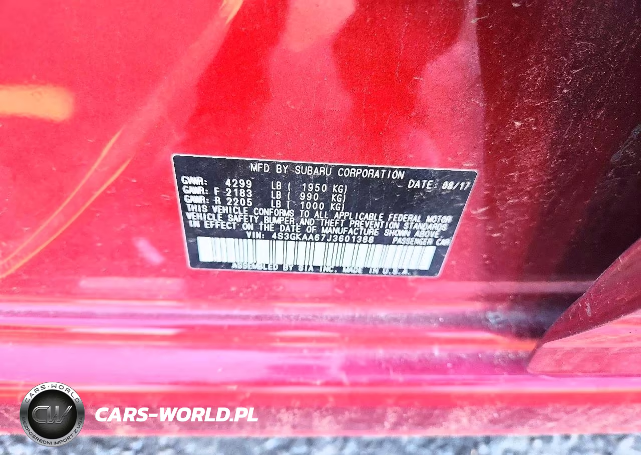 2018 Subaru Impreza VIN:4S3GKAA67J3601388 - 12
