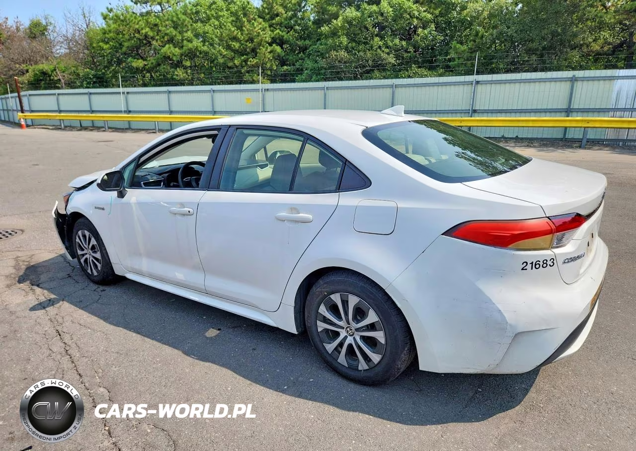 2021 Toyota Corolla Le VIN:JTDEAMDE2MJ011176 - 2