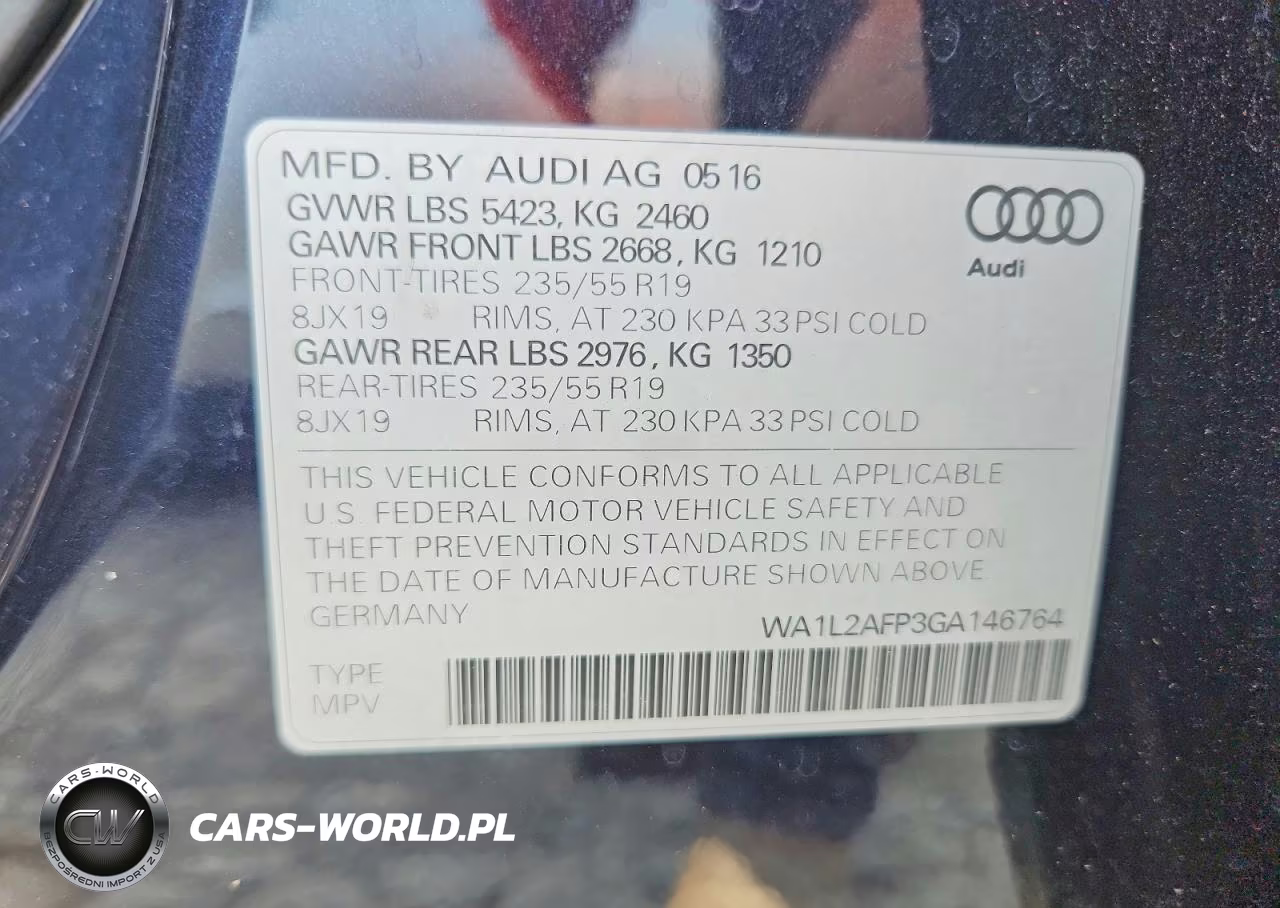 2016 Audi Q5 Premium Plus VIN:WA1L2AFP3GA146764 - 13