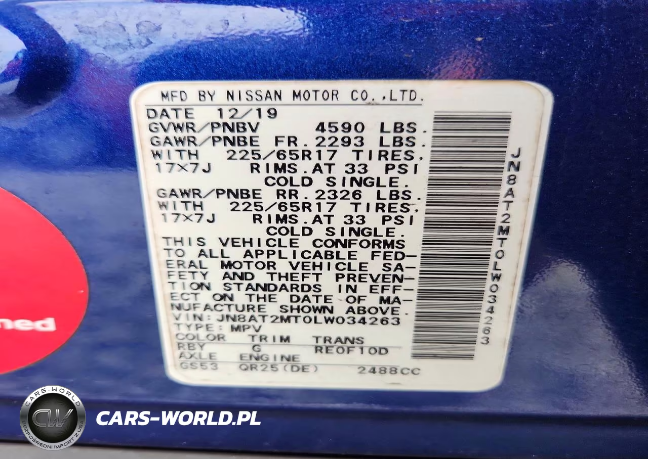 2020 Nissan Rogue S VIN:JN8AT2MT0LW034263 - 14