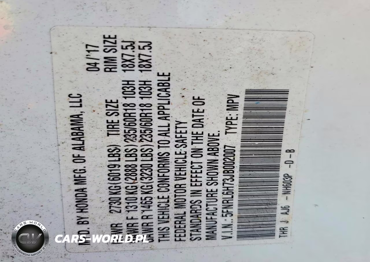 2018 Honda Odyssey Exl VIN:5FNRL6H73JB002007 - 13